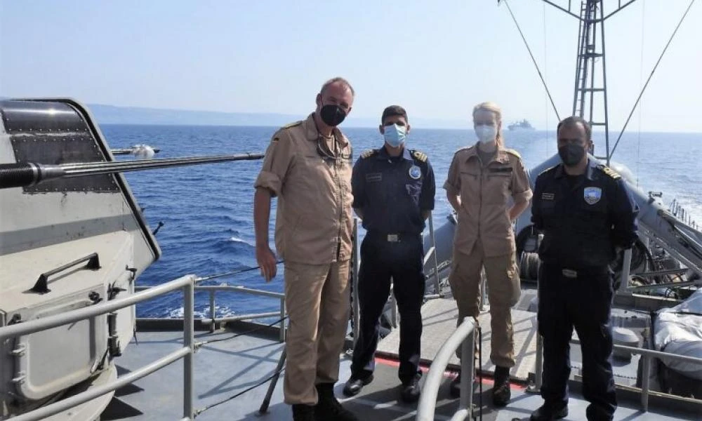 Επίσκεψη του Γερμανού Διοικητή του ΝΑΤΟ AEGEAN ACTIVITY στο ΤΠΚ ΣΤΑΡΑΚΗΣ